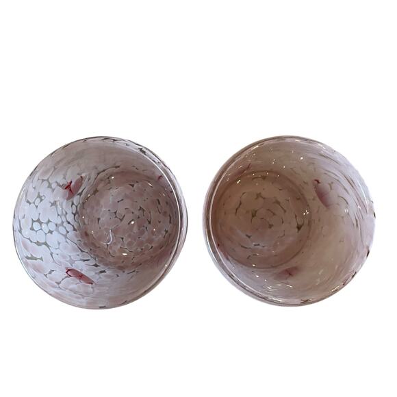 Pink Valentine's Day RED LIP Double Old Fashioned Glasses 14oz Set of 2 New - Picture 8 of 16